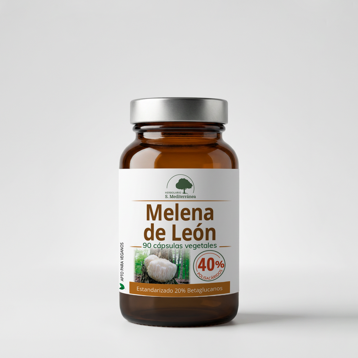 Melena de León, 90 cápsulas vegetales | Salud Mediterránea