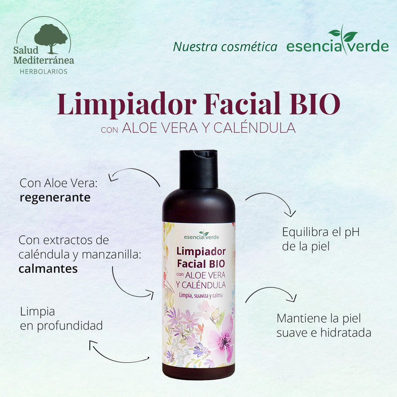 Limpiador Facial BIO - 250 ml. Esencia Verde