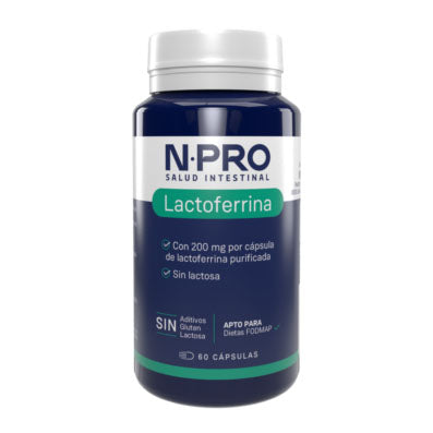 NPro Lactoferrina - 60 Cápsulas. NPro. Herbolario Slaud Mediterranea