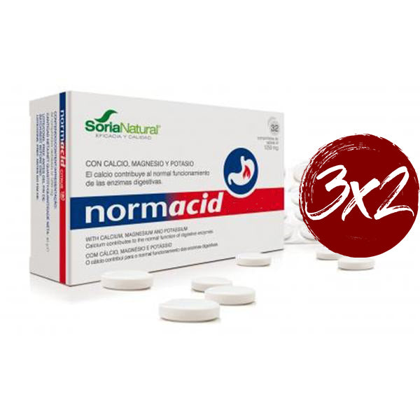 Normacid - 32 Comprimidos. Soria Natural, Herbolario Salud Mediterranea