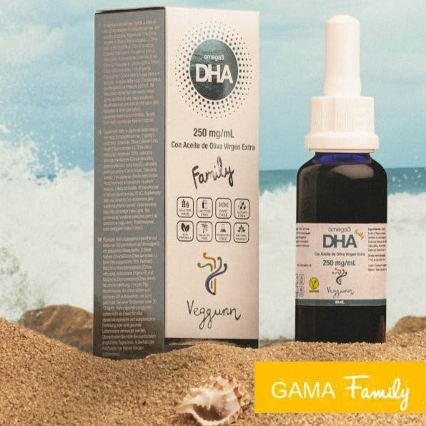 Omega 3 DHA Family Liquido - 30 ml. Veggunn. Herbolario Salud Mediterranea