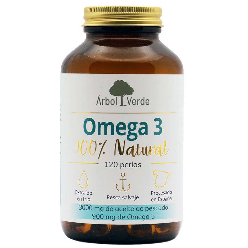 Omega 3 100% Natural - 120 perlas. Árbol Verde. Herbolario Salud Mediterránea