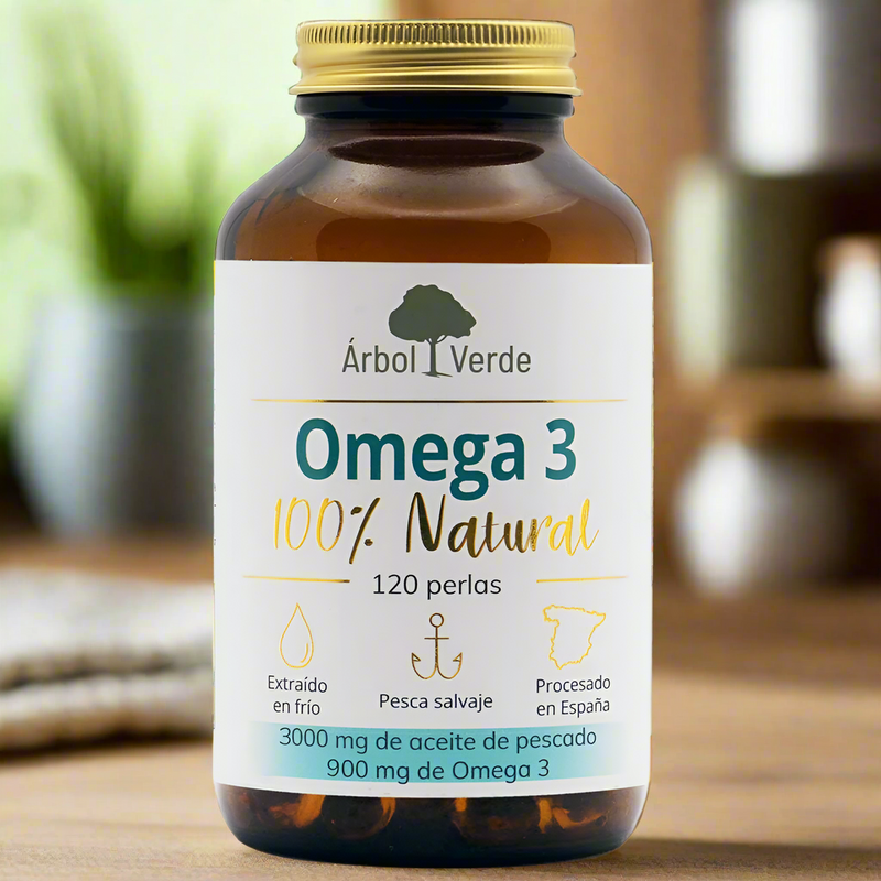 Omega 3 100% Natural - 120 perlas. Arbol Verde