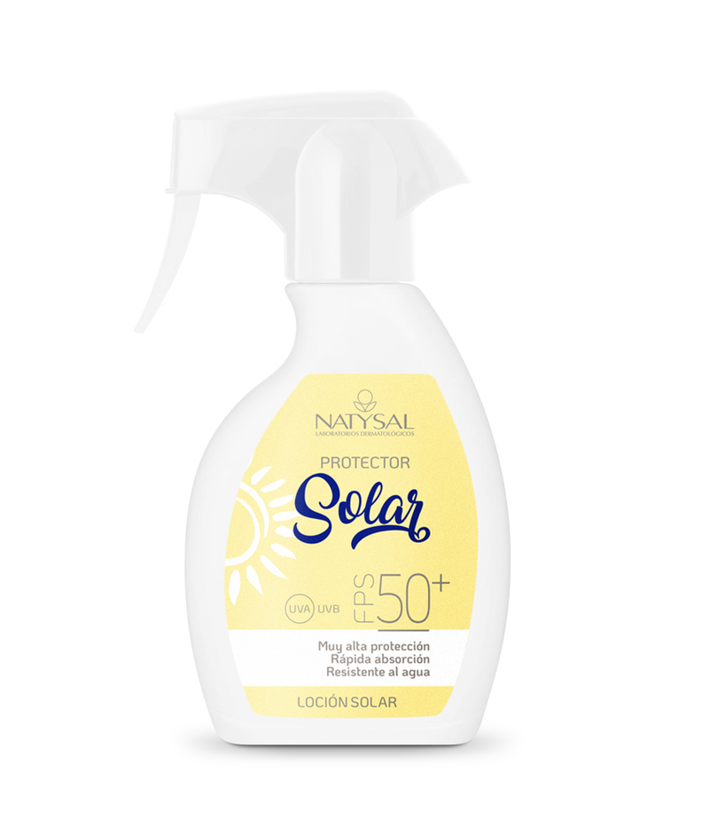 Protector Solar 50+ proteccion alta - 200 ml. Natysal