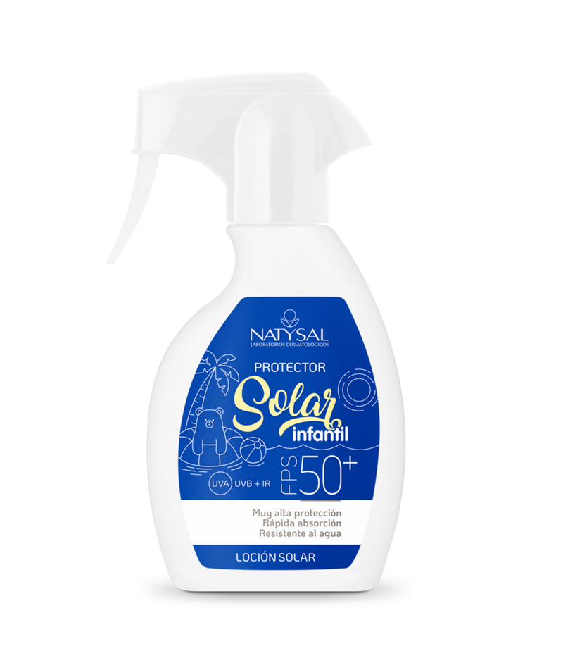 Protector Solar Infantil 50+ - 200 ml. Natysal. Herbolario Salud Mediterranea