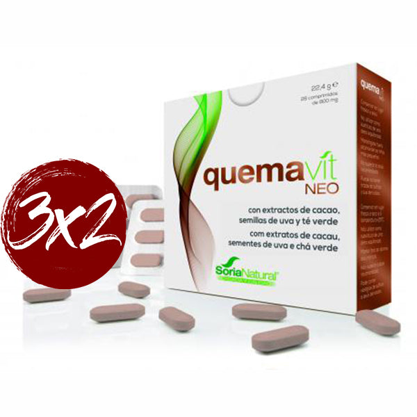 Quemavit Neo - 28 Comprimidos. Soria Natural. Herbolario Salud Mediterránea