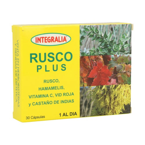 Rusco Plus - 30 Cápsulas. Integralia. Herbolario Salud Mediterranea