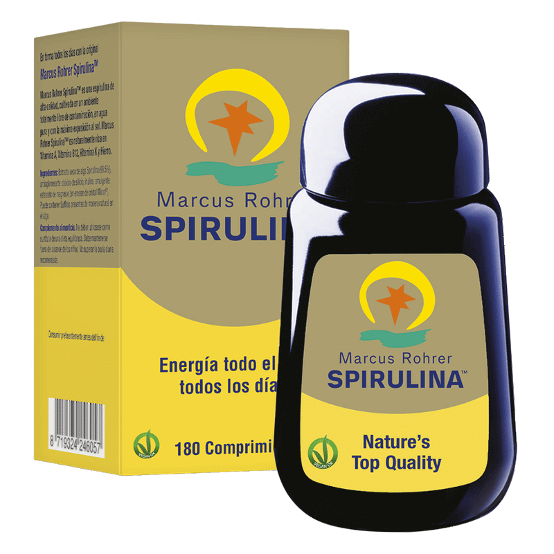 Spirulina - 180 Comprimidos. Marcus Rohrer. Herbolario Salud Mediterranea