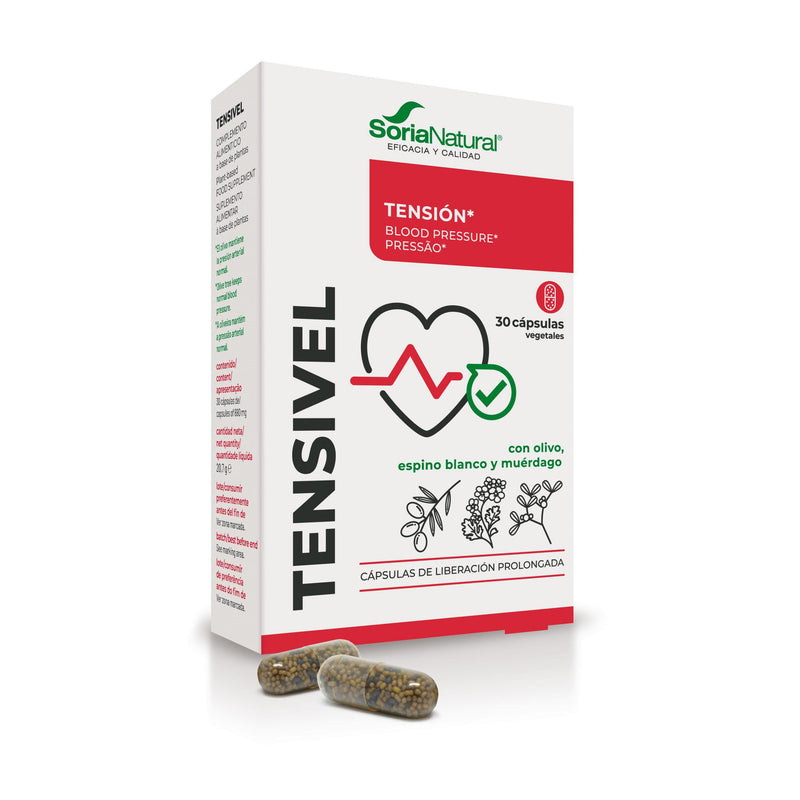 Tensivel - 30 Capsulas. Soria Natural. Herbolario Salud Mediterranea