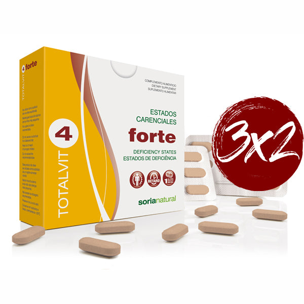 Totalvit 04. Forte - 28 Comprimidos. Soria Natural. Herbolario Salud Mediterranea