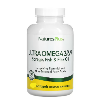 Ultra Omega 3/6/9 - 90 Perlas. Natures Plus. Herbolario Salud Mediterranea