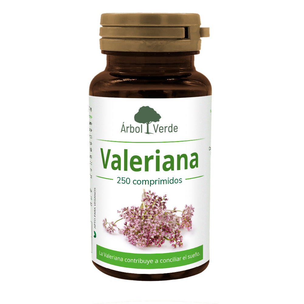 Valeriana - 250 Comprimidos. Árbol Verde. Herbolario Salud Mediterránea