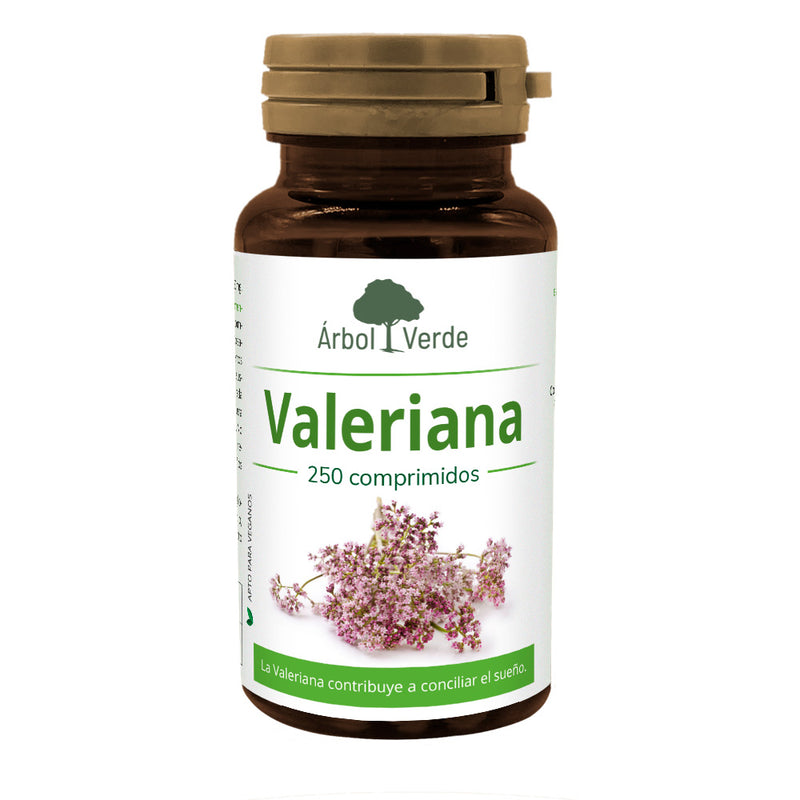 Valeriana - 250 Comprimidos. Árbol Verde. Herbolario Salud Mediterránea