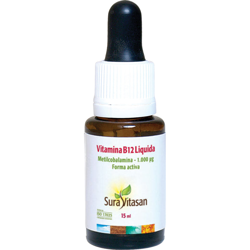 Vitamina B12 Liquida - 15 ml. Sura Vitasan. Herbolario Salud Mediterranea