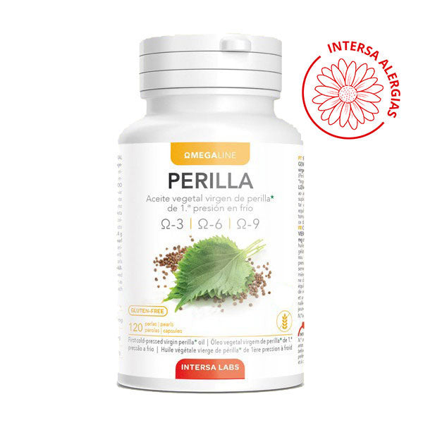 Aceite Vegetal de Perilla - 120 Perlas. Intersa Labs. Herbolario Salud Mediterránea