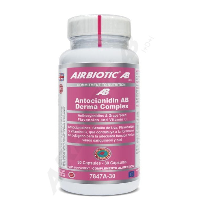 Antocianidin Derma Complex - 30 Capsulas. Airbiotic AB. Herbolario Salud Mediterranea