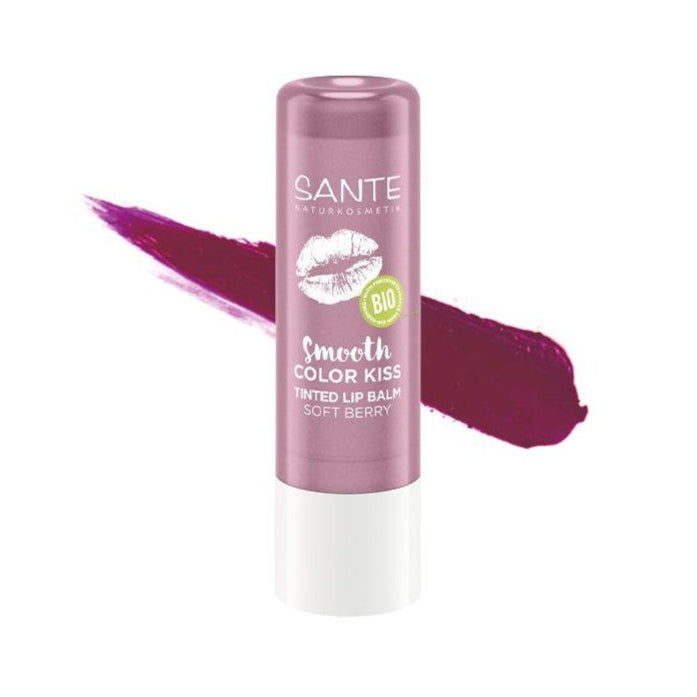 Balsamo Labial Color Kiss 02 Soft Berry BIO - 4,8g. Sante. Herbolario Salud Mediterranea