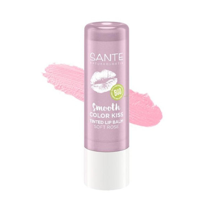 Balsamo Labial Color Kiss 04 Soft Rose - 4,8g. Sante. Herbolario Salud Mediterranea