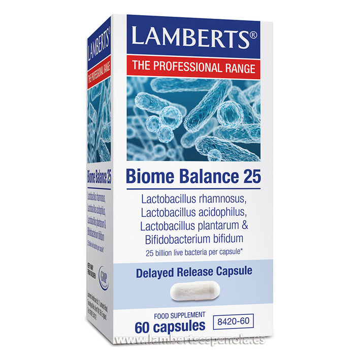 Biome Balance 25 - 60 Capsulas. Lamberts. Herbolario Salud Mediterranea