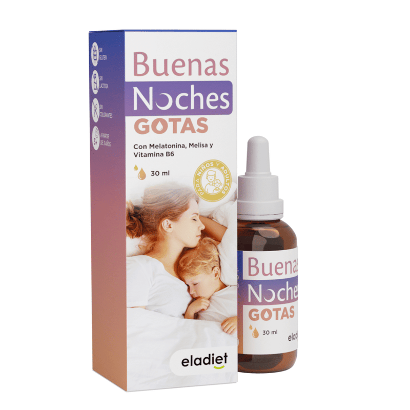 Buenas Noches gotas - 30 ml. Eladiet. Herbolario Salud Mediterranea 