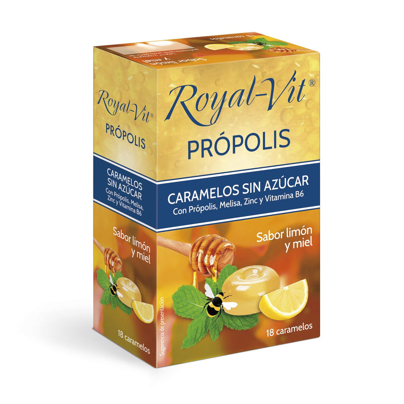 Caramelos Royal-Vit Própolis - 18 caramelos. Dielisa. Herbolario Salud Mediterranea
