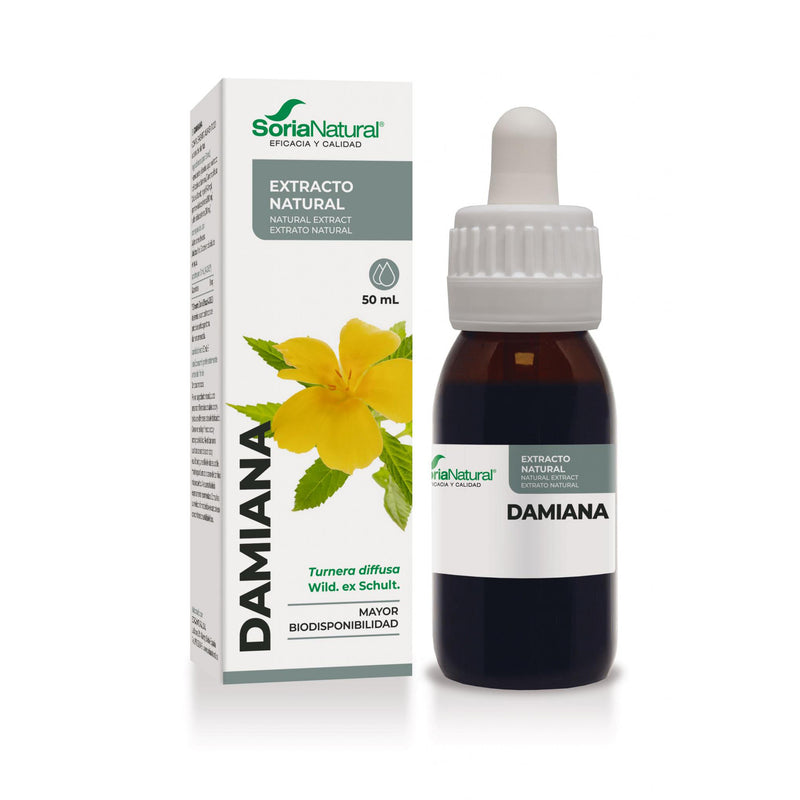 Extracto Natural. Damiana Formula XXI - 50 ml. Soria Natural. Herbolario Salud Mediterranea