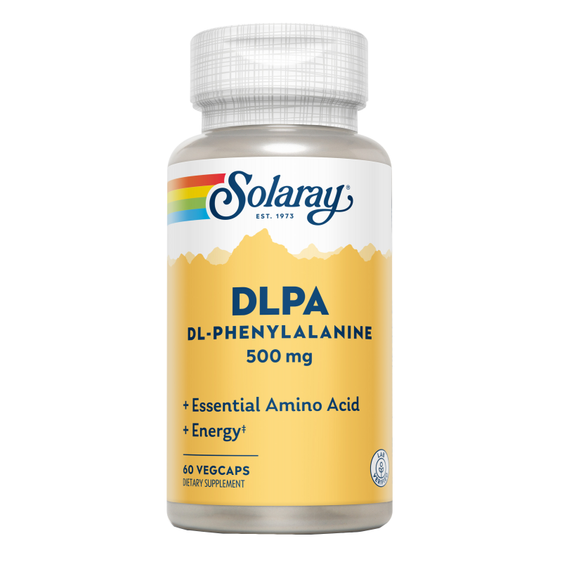 DLPA DL-Phenylalanine 500 mg - 60 VegCaps. Solaray. Herbolario Salud Mediterranea