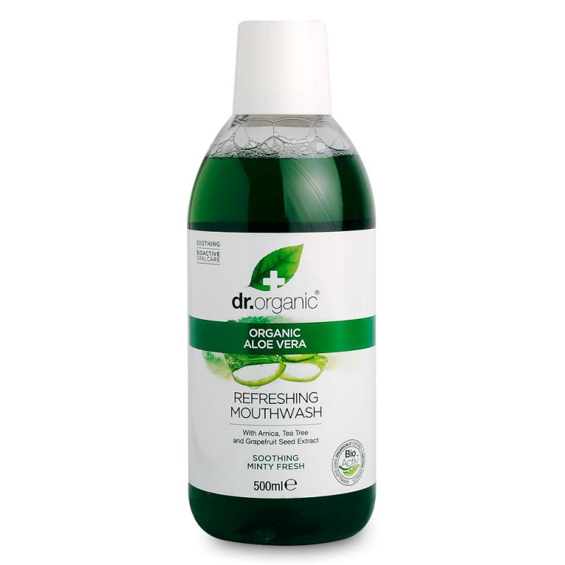 Enjuague Bucal de Aloe Vera - 500 ml. Dr Organic. Herbolario Salud Mediterranea