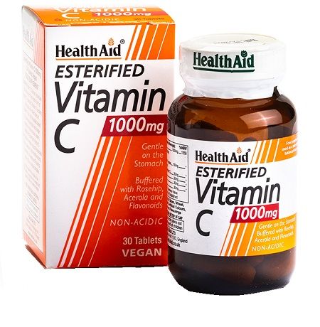 Vitamina C 1000 mg Esterified - 30 Comprimidos. Health Aid. Herbolario Salud Mediterranea