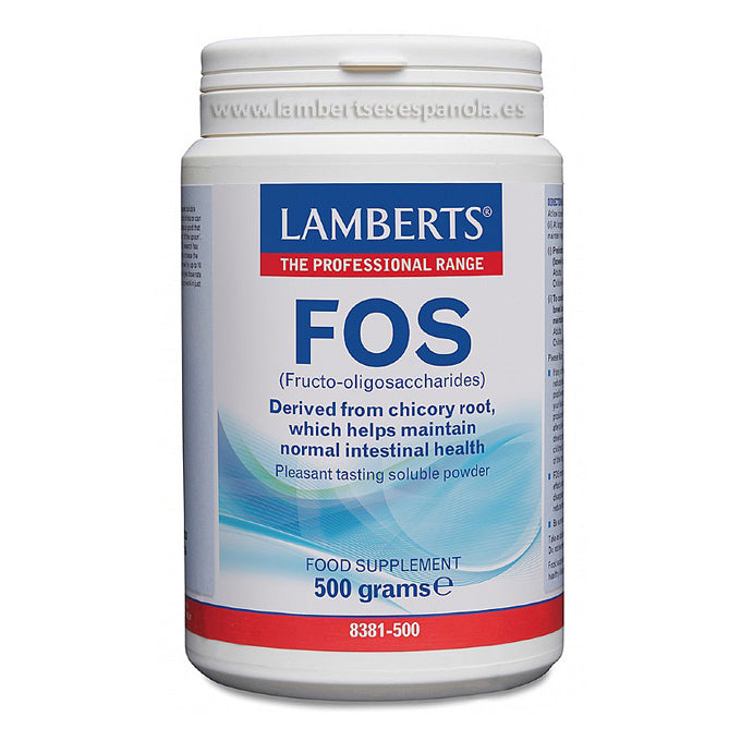 FOS® (Fructo-Oligosacáridos en polvo) - 500 gramos. Lamberts