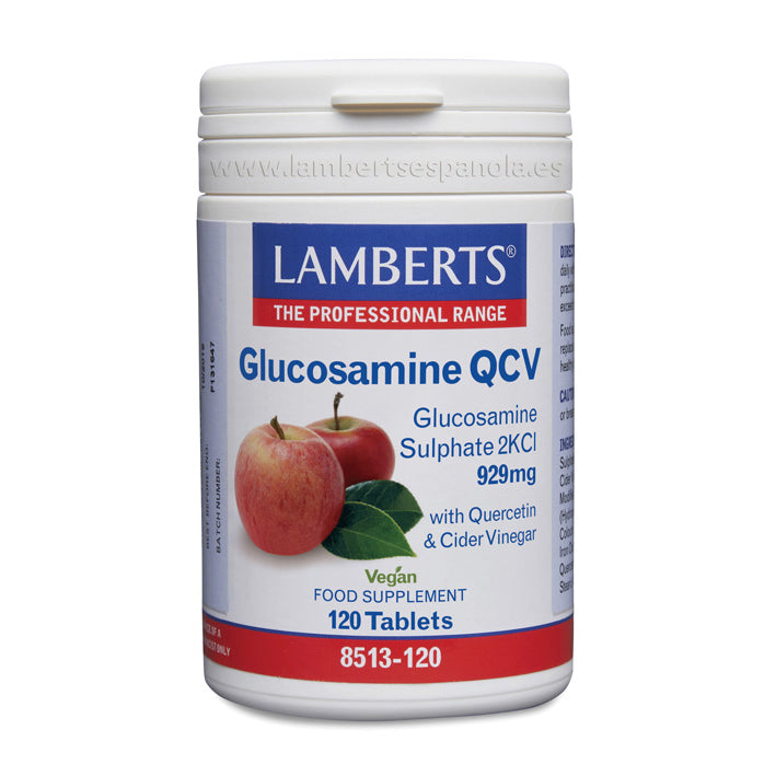 Glucosamina QCV - 120 Tabletas. Lamberts. Herbolario Salud Mediterranea