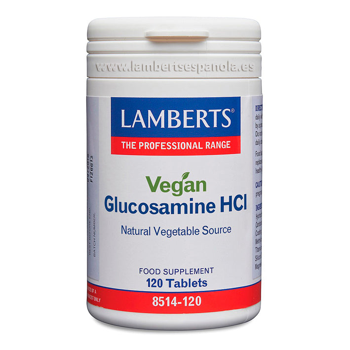 Glucosamina Vegana HCI - 120 Tabletas. Lamberts. Herbolario Salud Mediterranea