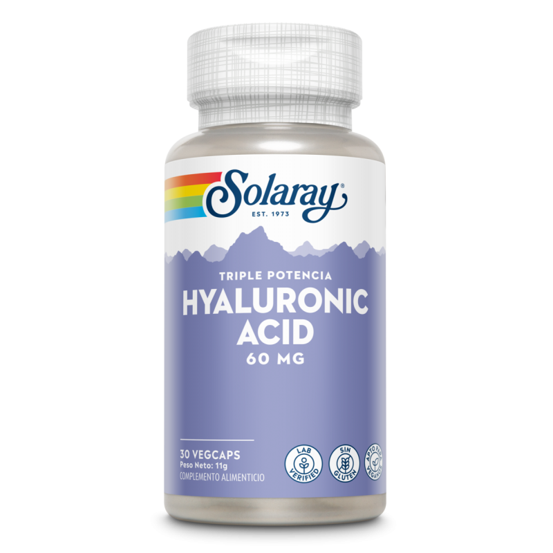 Acido Hialuronico - 30 VegCaps. Solaray. Herbolario Salud Mediterranea