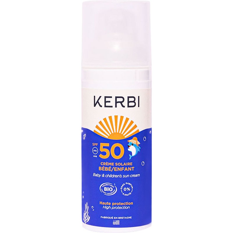 Crema Solar Bebe/Niño SPF50 - 50g. Kerbi