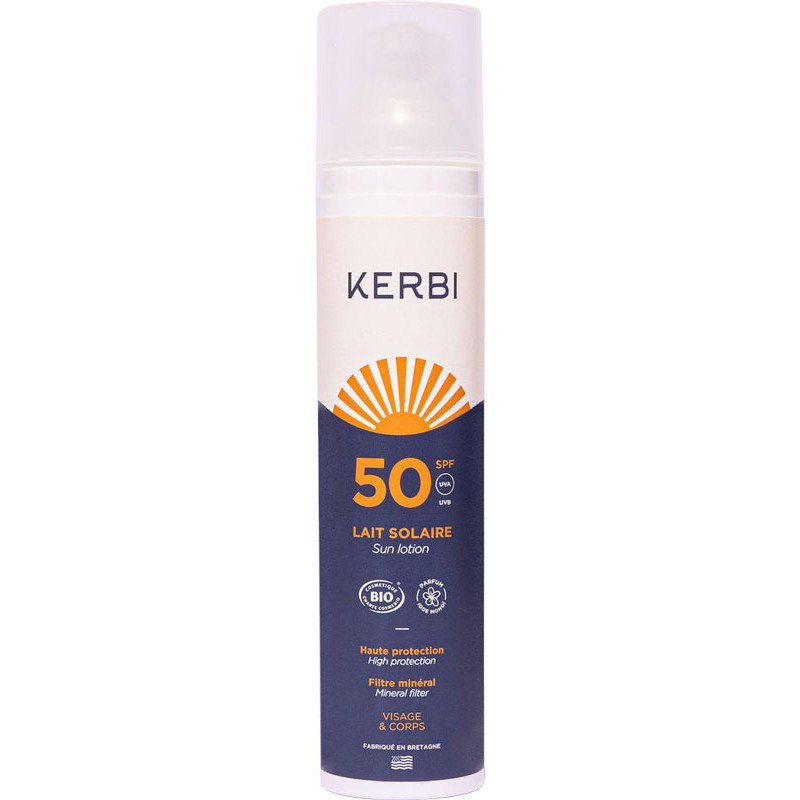 Leche Solar SPF50 - 100g. Kerbi. Herbolario Salud Mediterranea