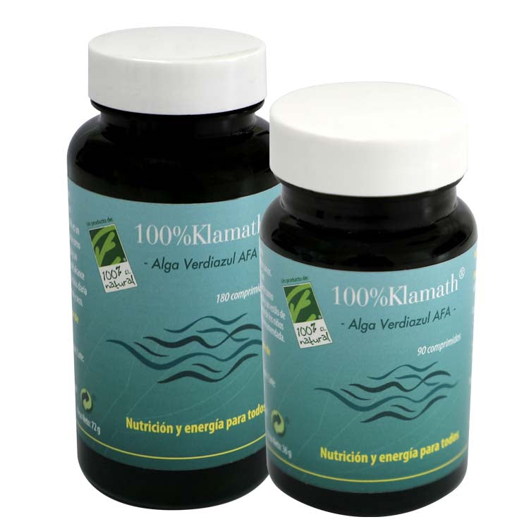 Alga Verdiazul AFA - 180 Comprimidos. 100% Natural. Herbolario Salud Mediterranea