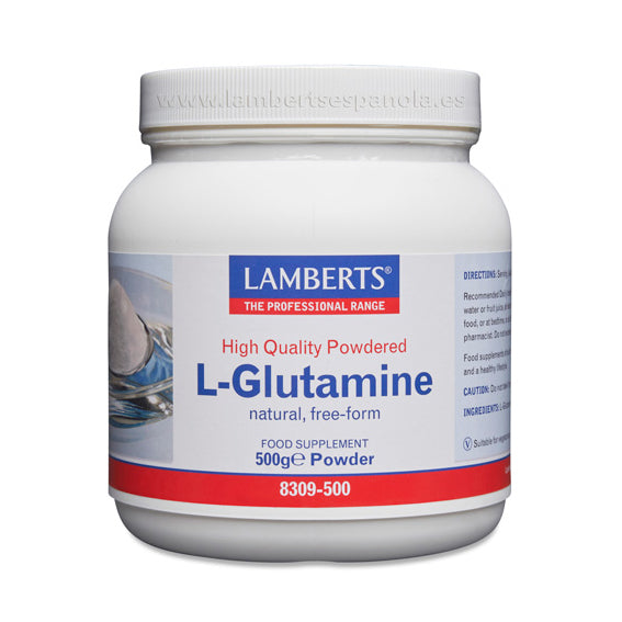 L-Glutamina en Polvo - 500 g. Lamberts. Herbolario Salud Medirerranea