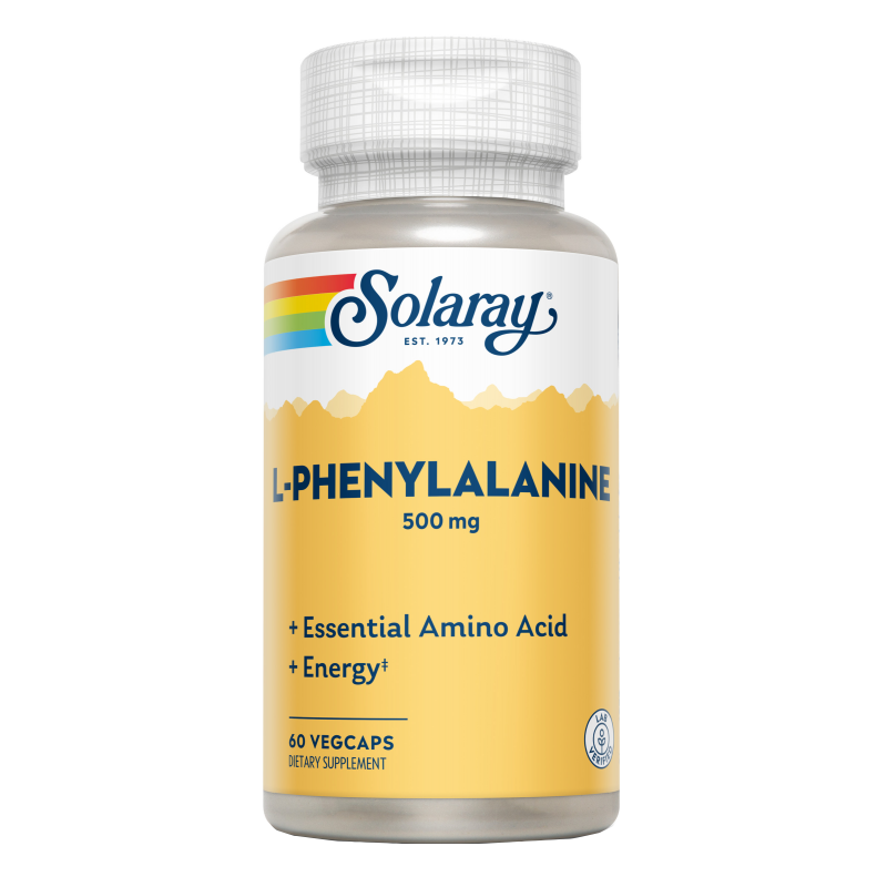 L-Phenylalalnine 500 mg - 60 VegCaps. Solaray. Herbolario Salud Mediterranea