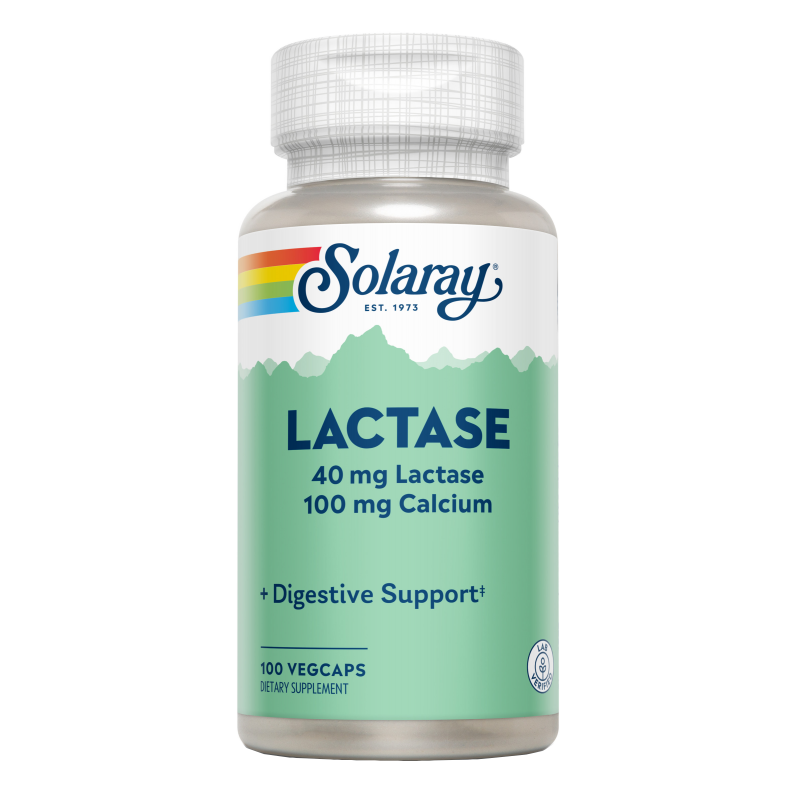 Lactasa 40 mg 4000 fcc - 100 VegCaps. Solaray. Herbolario Salud Mediterranea