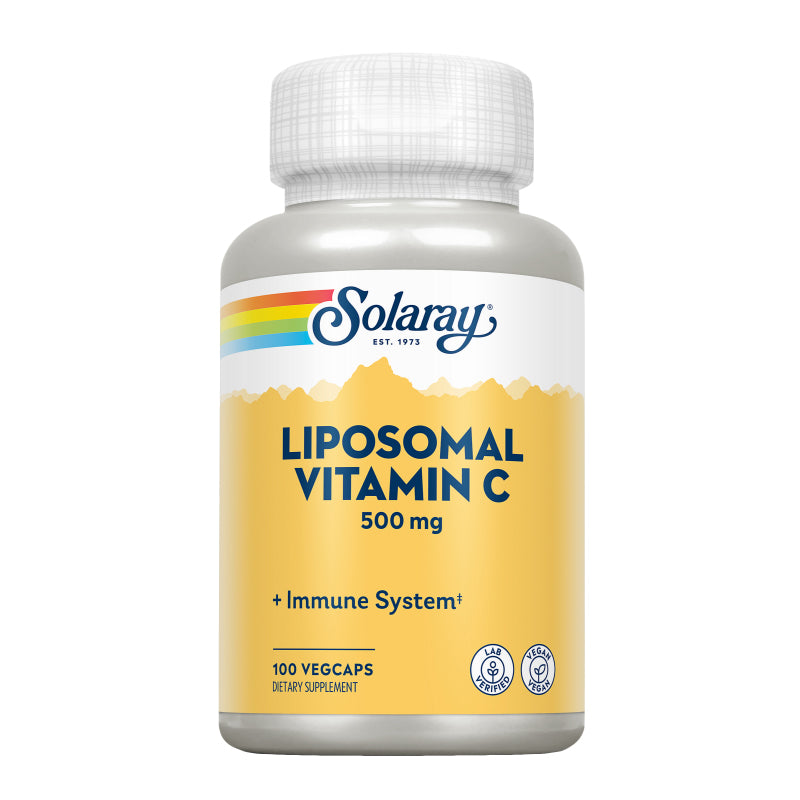 Liposomal Vitamin C 500 mg -100 Cápsulas. Solaray.  Herbolario Salud Mediterranea