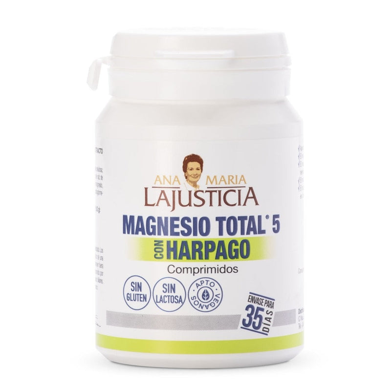 Magnesio Total 5 con Harpago - 70 Comprimidos. Ana Mª Lajusticia. Herbolario Salud Mediterranea
