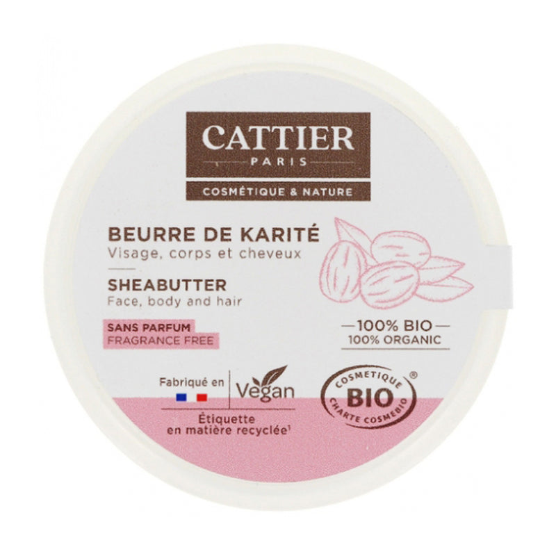 Manteca de Karite - 100 ml. Cattier Paris. Herbolario Salud Mediterranea