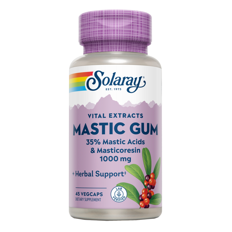 Mastic Gum - 45 Vegcaps. Solaray. Herbolario salud Mediterranea