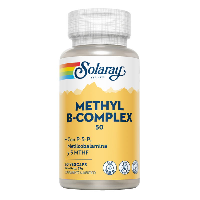 Methyl B-Complex 50 - 60 VEGCAPS. Solaray. Herbolario Salud Mediterranea