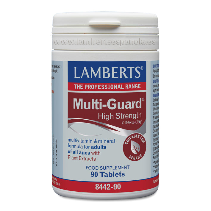 Multi-Guard® Vegano - 90 Tabletas. Lamberts. Herbolario Salud Mediterranea