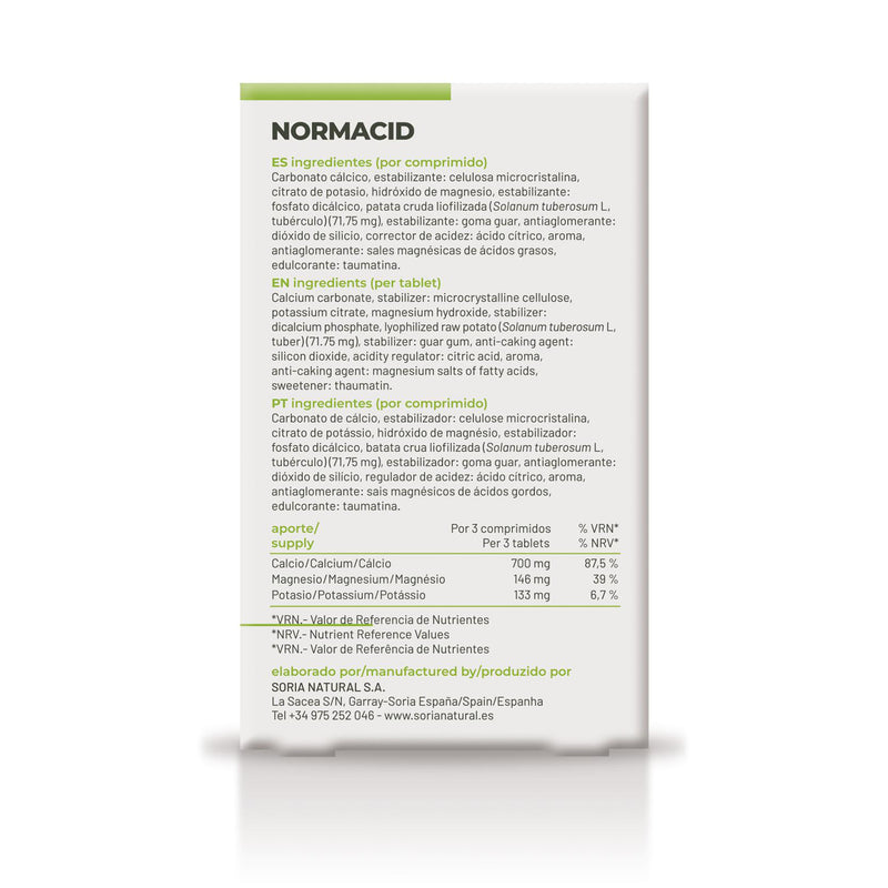 Normacid - 32 Comprimidos. Soria Natural. Herbolario Salud Mediterranea