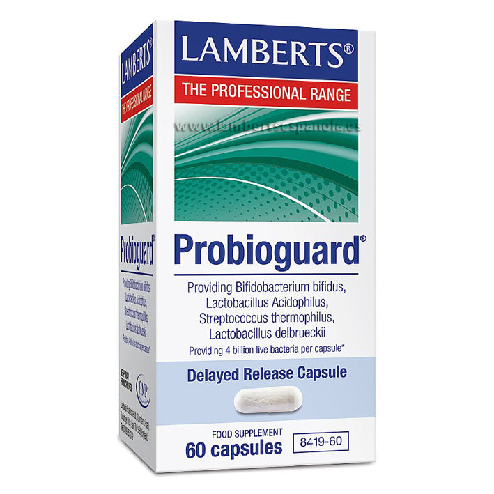 Probioguard - 60 Capsulas. Lamberts. Herbolario Salud Medirerranea