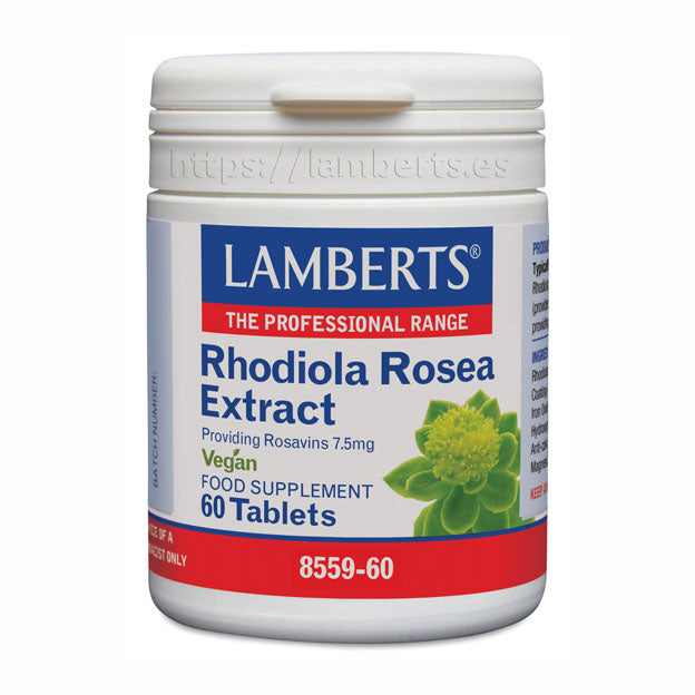 Rhodiola Rosea 250 mg - 60 Tabletas. Lamberts