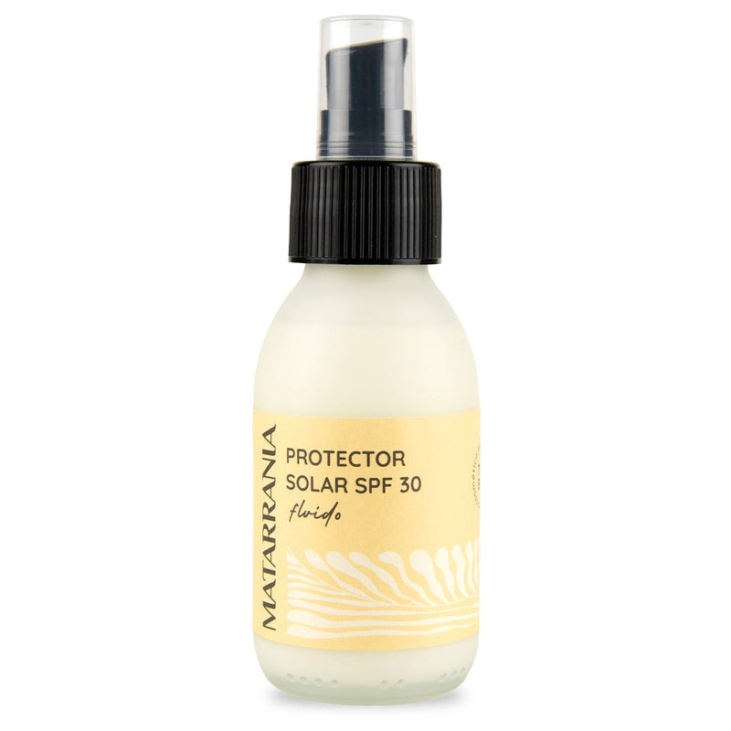 Protector Solar Fluido FPS30 BIO - 100 ml. Matarrania. Herbolario Salud Mediterrania