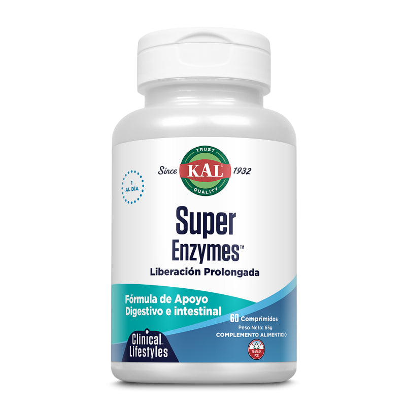 Super Enzymes™- 60 Comprimidos. Solaray. Herbolario Salud Mediterranea